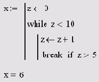 �������� continue � ����� ����� while